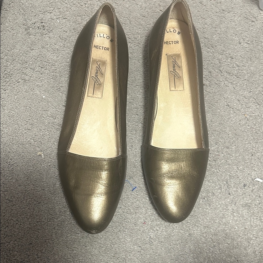 Amalfi Metallic Gold Loafers